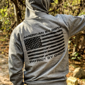 American By Birth Patriot By Choice Hoodie