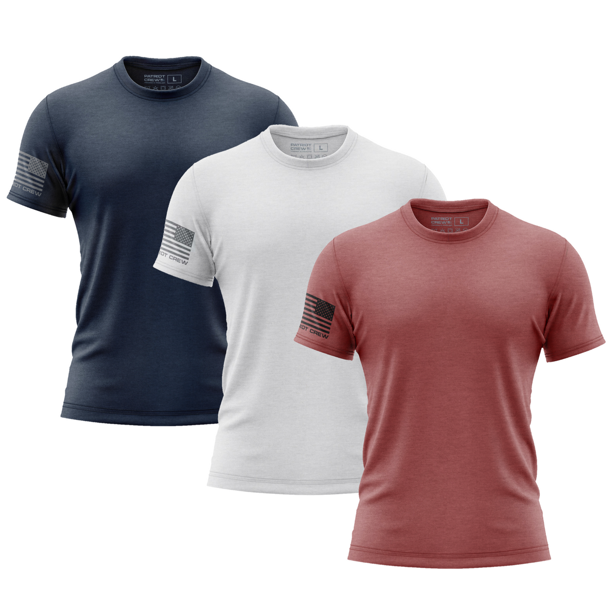 Red, White, & Blue T-Shirt (3 Pack)