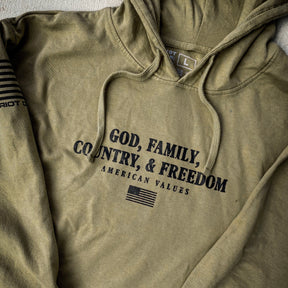 God, Family, Country, & Freedom Hoodie