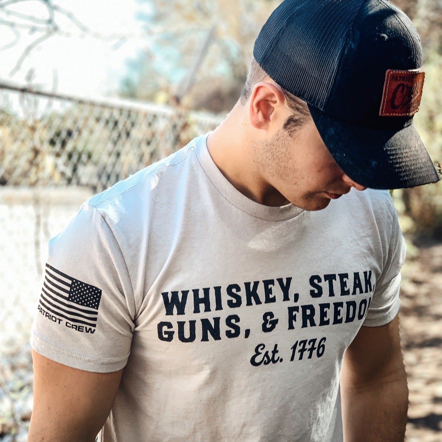 Whiskey, Steak, Guns, & Freedom T-Shirt